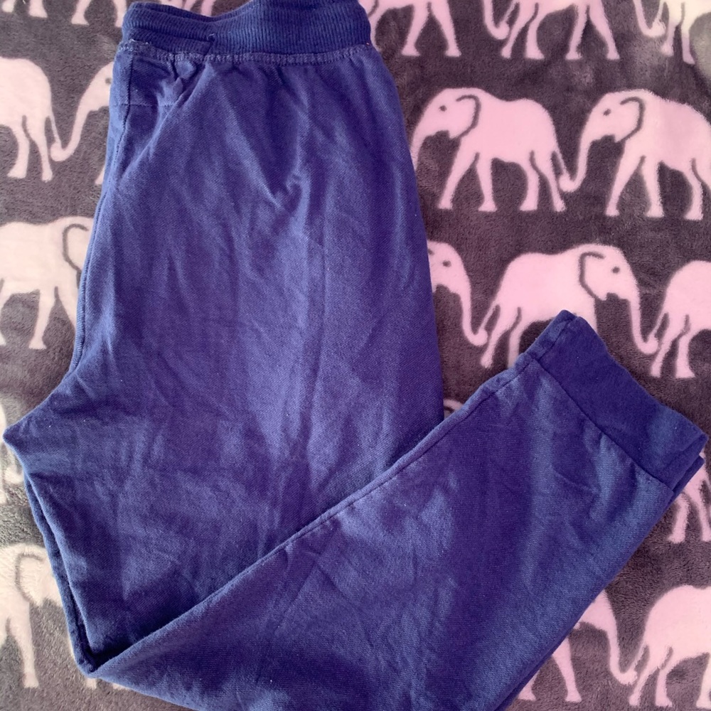 Blue Cotton Joggers Size S